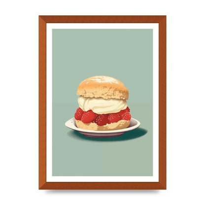 British Scone Art Risograph Simplicity