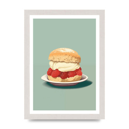 British Scone Art Risograph Simplicity