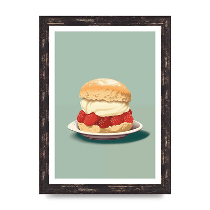 British Scone Art Risograph Simplicity