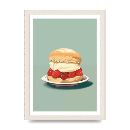 British Scone Art Risograph Simplicity