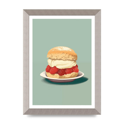 British Scone Art Risograph Simplicity