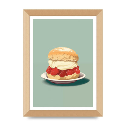 British Scone Art Risograph Simplicity