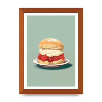 British Scone Art Risograph Simplicity