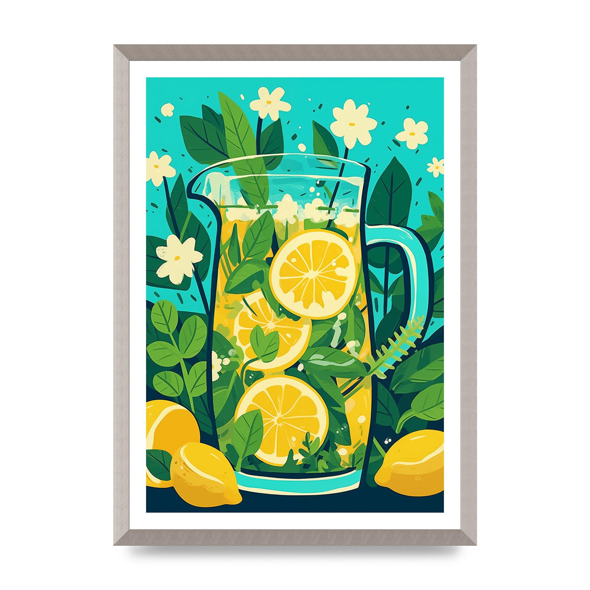 Zesty Summer Lemonade Artful Pitcher