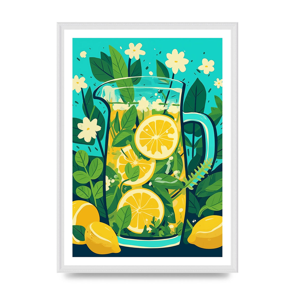 Zesty Summer Lemonade Artful Pitcher