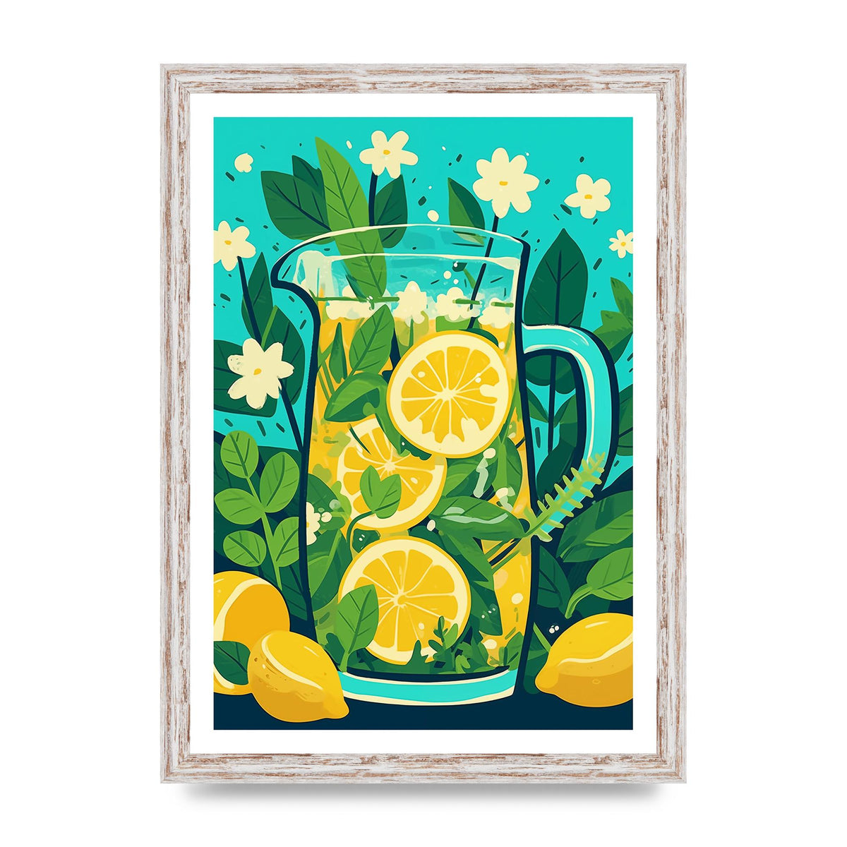 Zesty Summer Lemonade Artful Pitcher