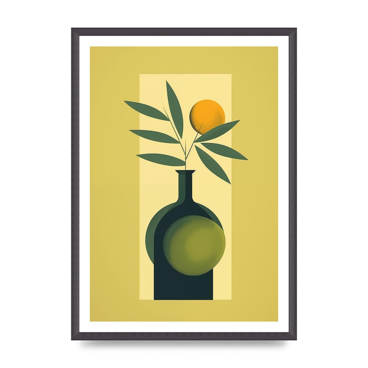 Sleek Olive Oil Elegance Bottle
