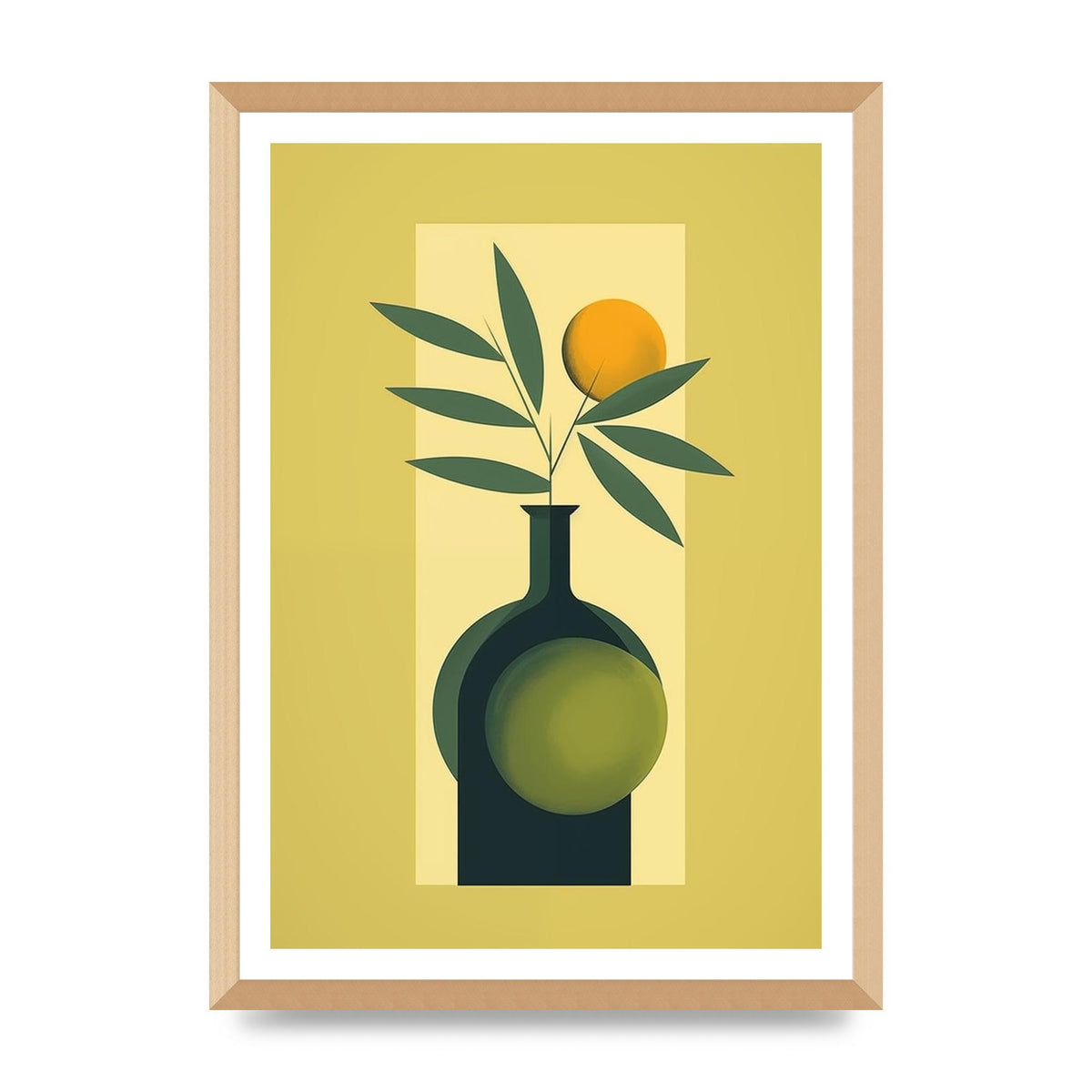 Sleek Olive Oil Elegance Bottle