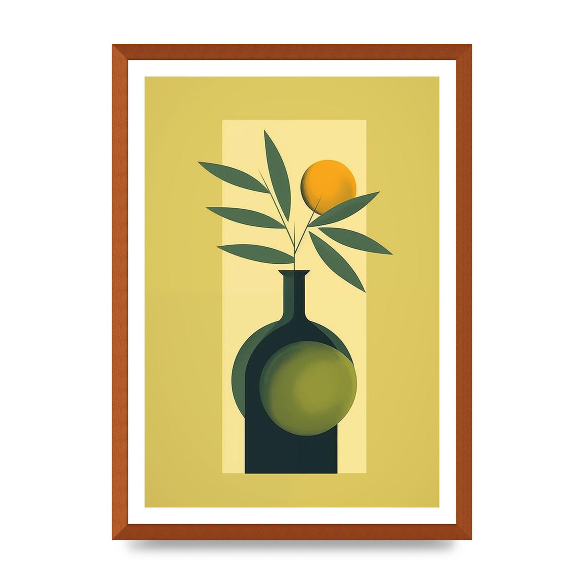 Sleek Olive Oil Elegance Bottle