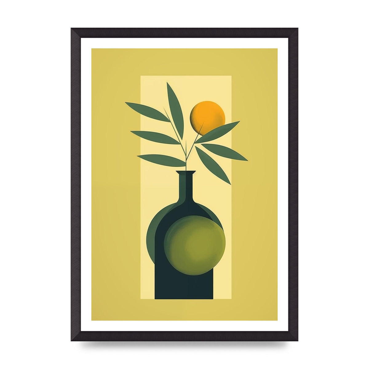 Sleek Olive Oil Elegance Bottle