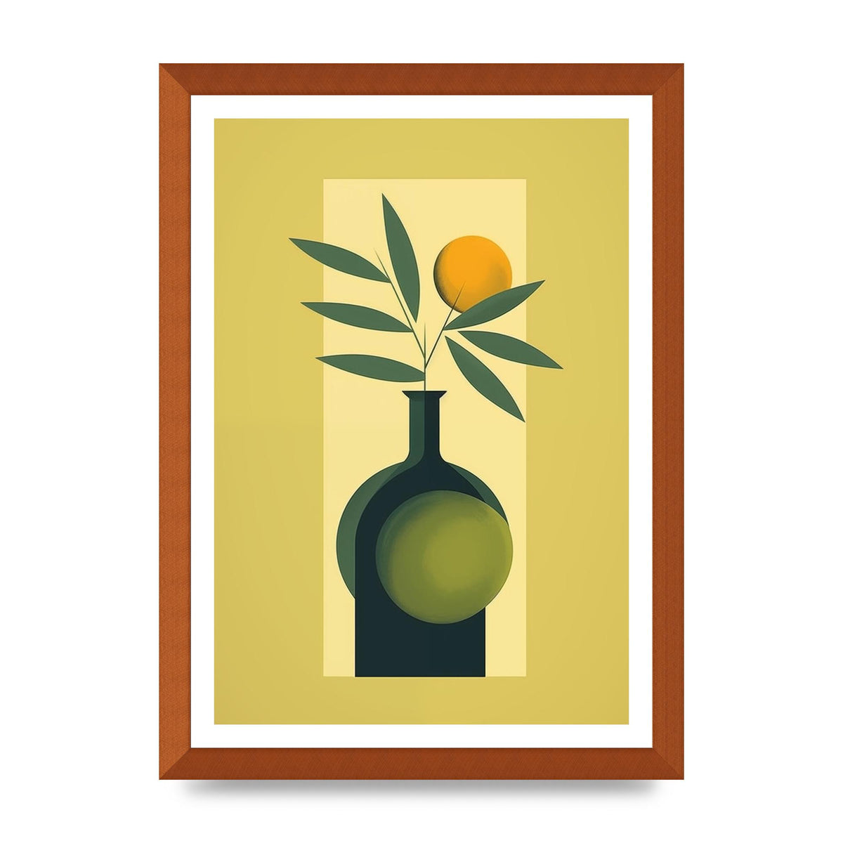 Sleek Olive Oil Elegance Bottle