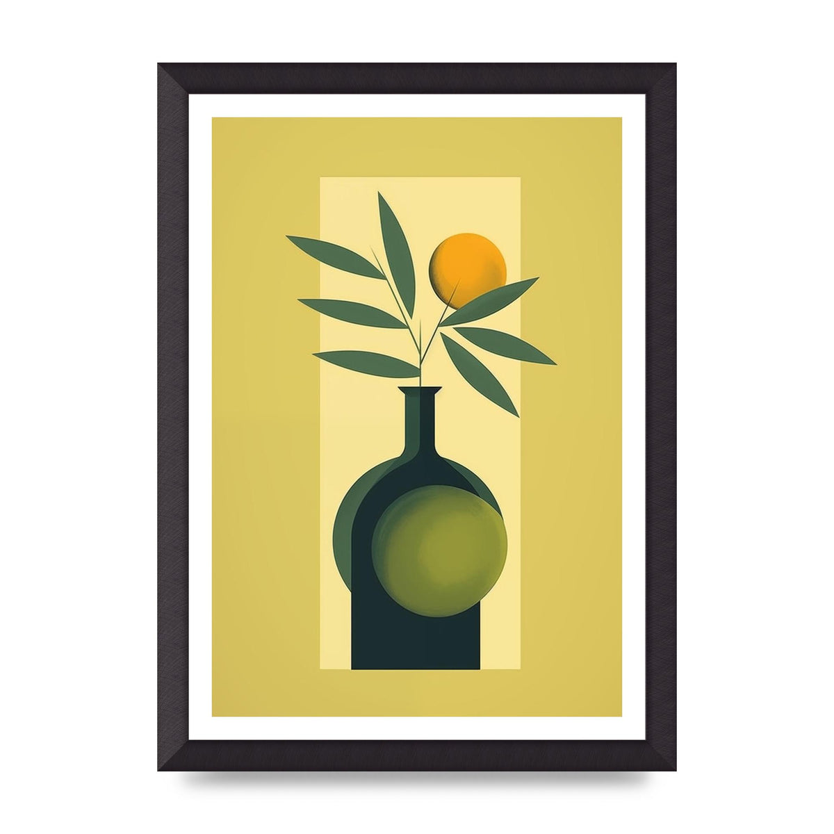 Sleek Olive Oil Elegance Bottle