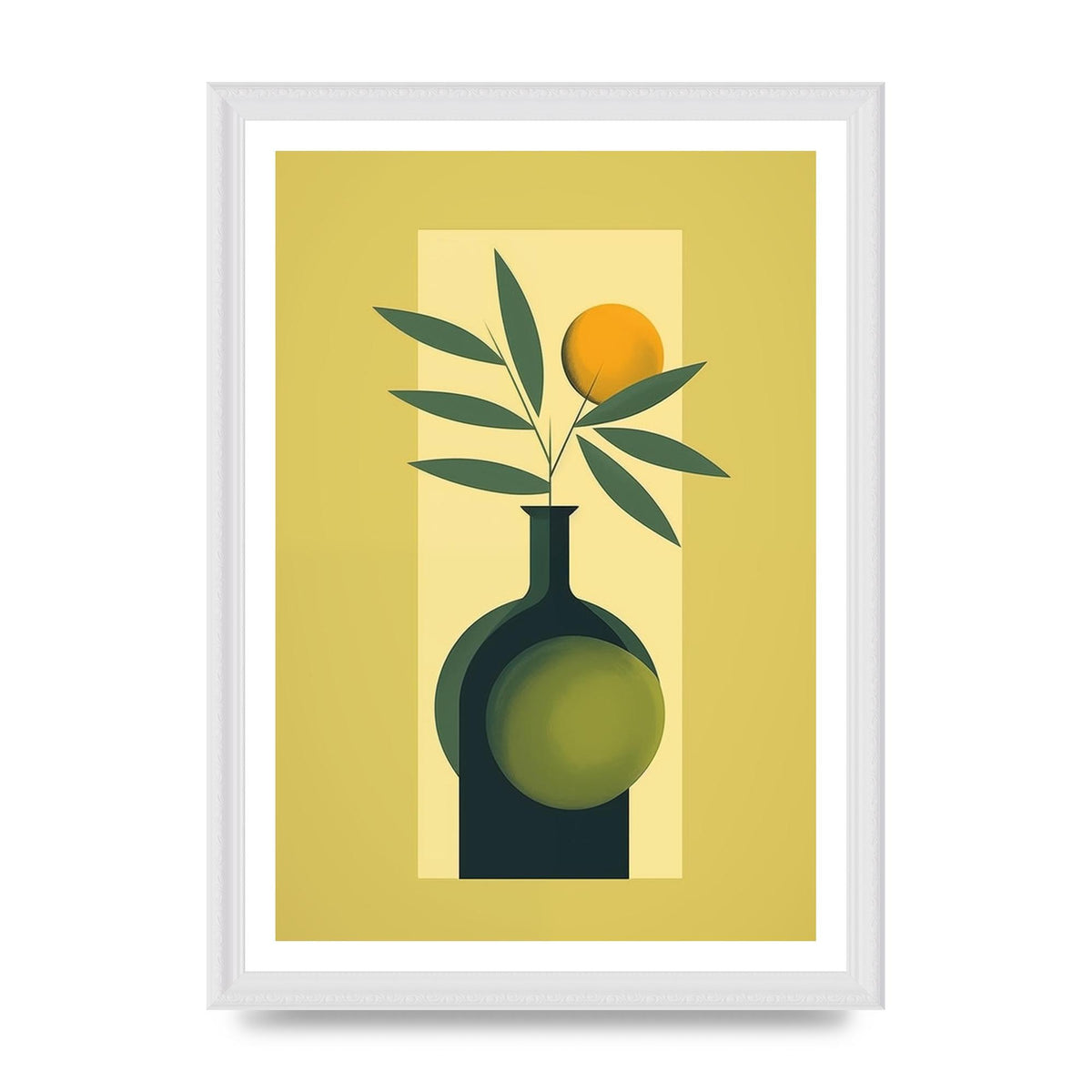 Sleek Olive Oil Elegance Bottle