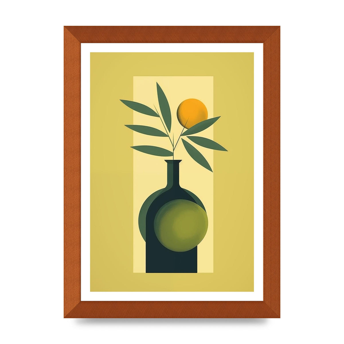 Sleek Olive Oil Elegance Bottle