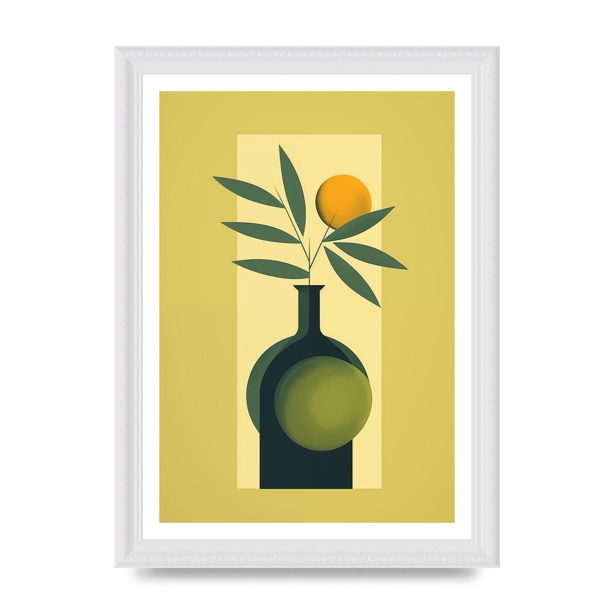 Sleek Olive Oil Elegance Bottle