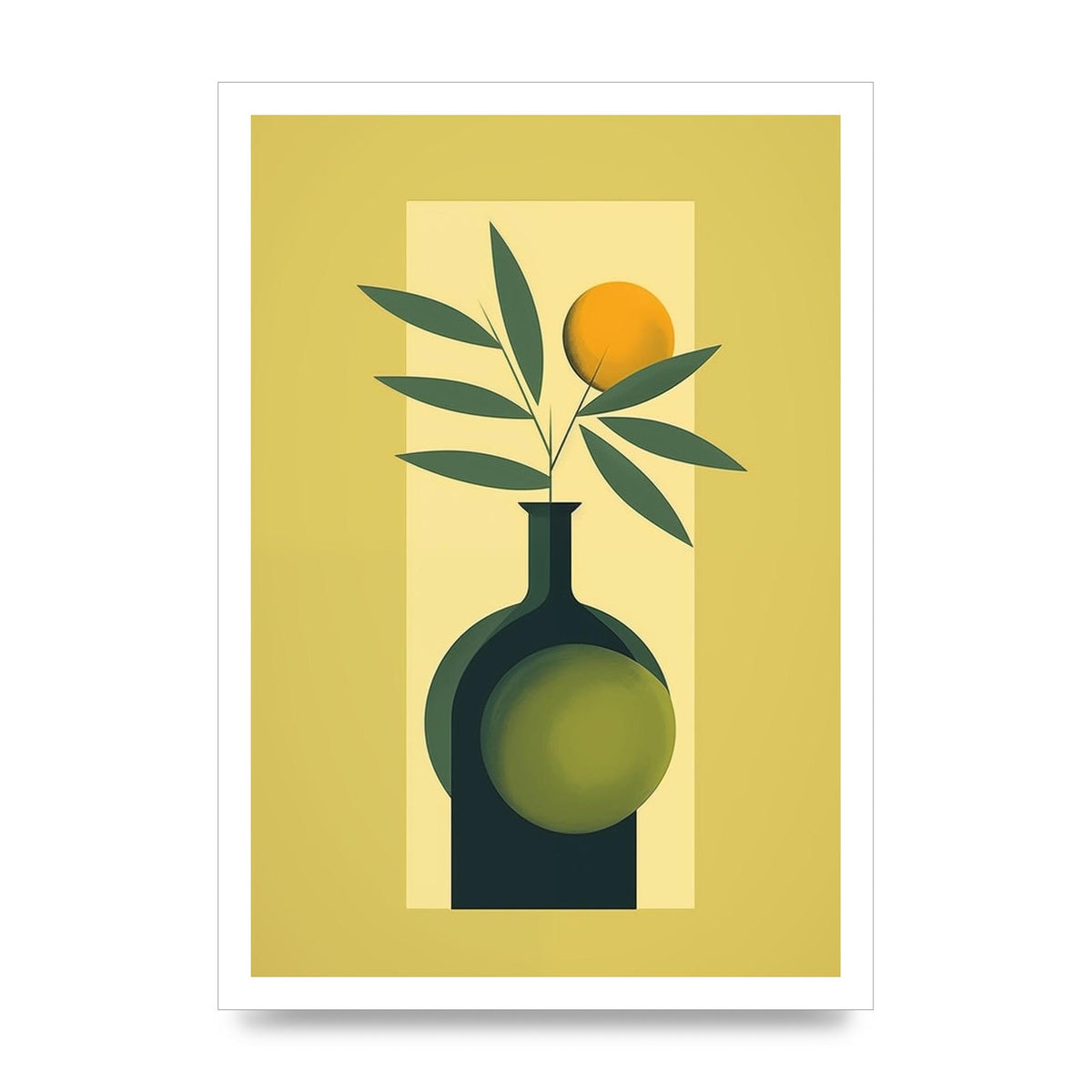 Sleek Olive Oil Elegance Bottle