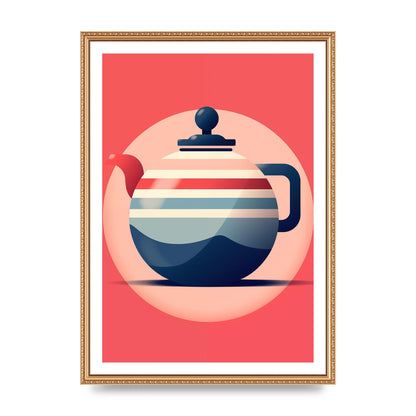 Modern British Tea Culture Risograph