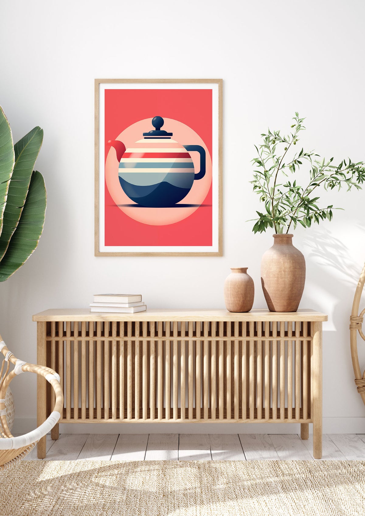 Modern British Tea Culture Risograph