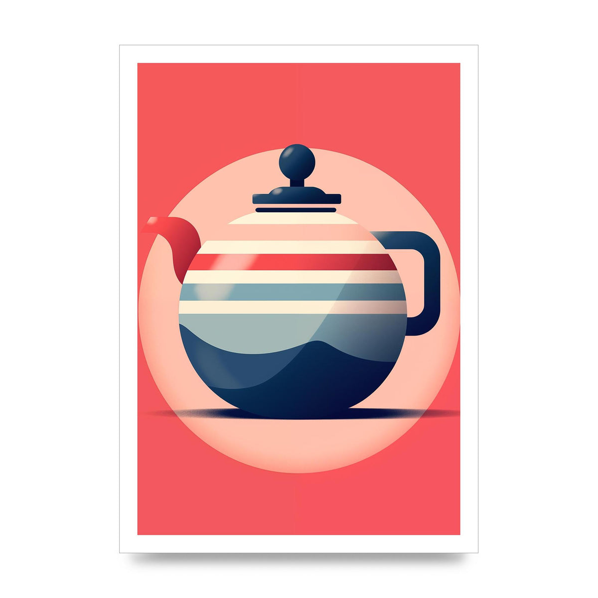 Modern British Tea Culture Risograph