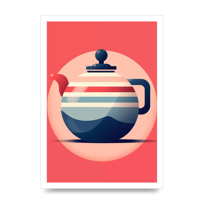 Modern British Tea Culture Risograph
