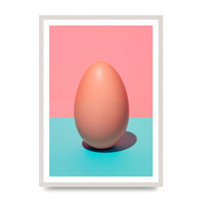 Simple Fresh Egg 2D Print