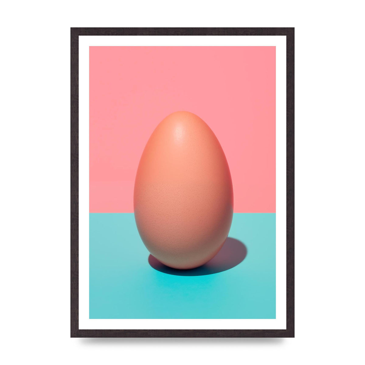 Simple Fresh Egg 2D Print