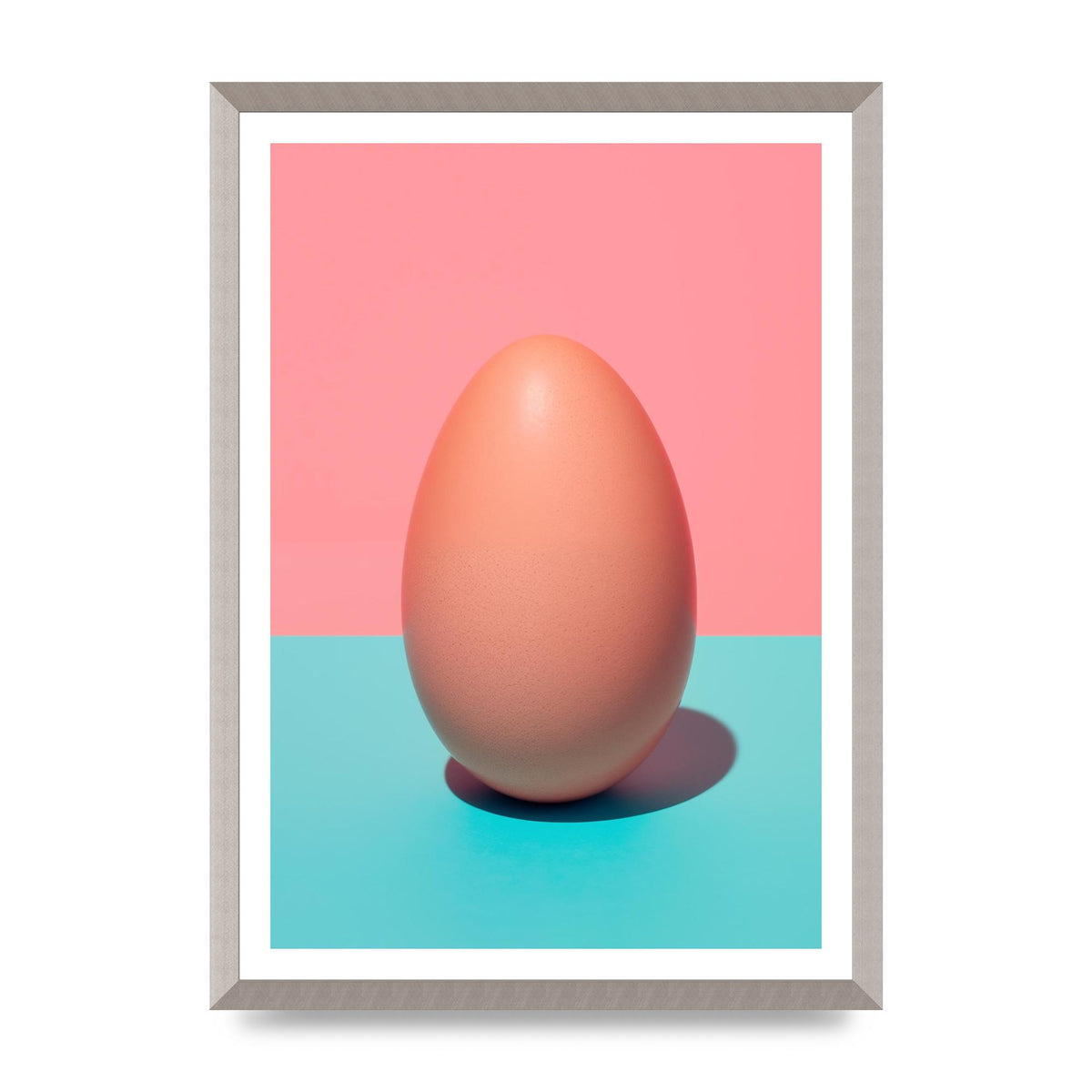 Simple Fresh Egg 2D Print