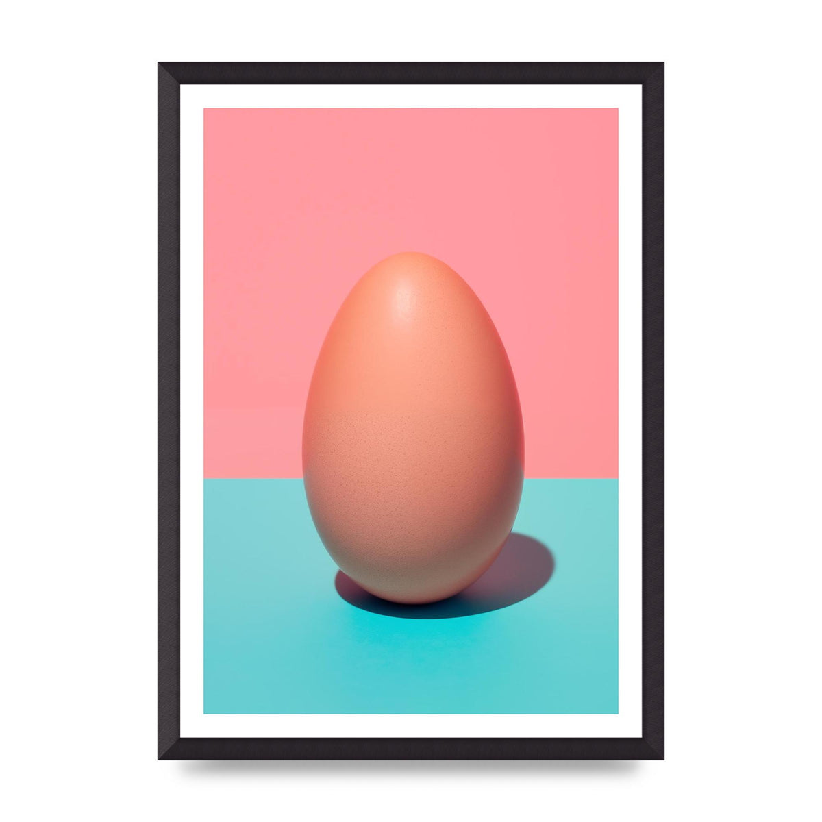 Simple Fresh Egg 2D Print