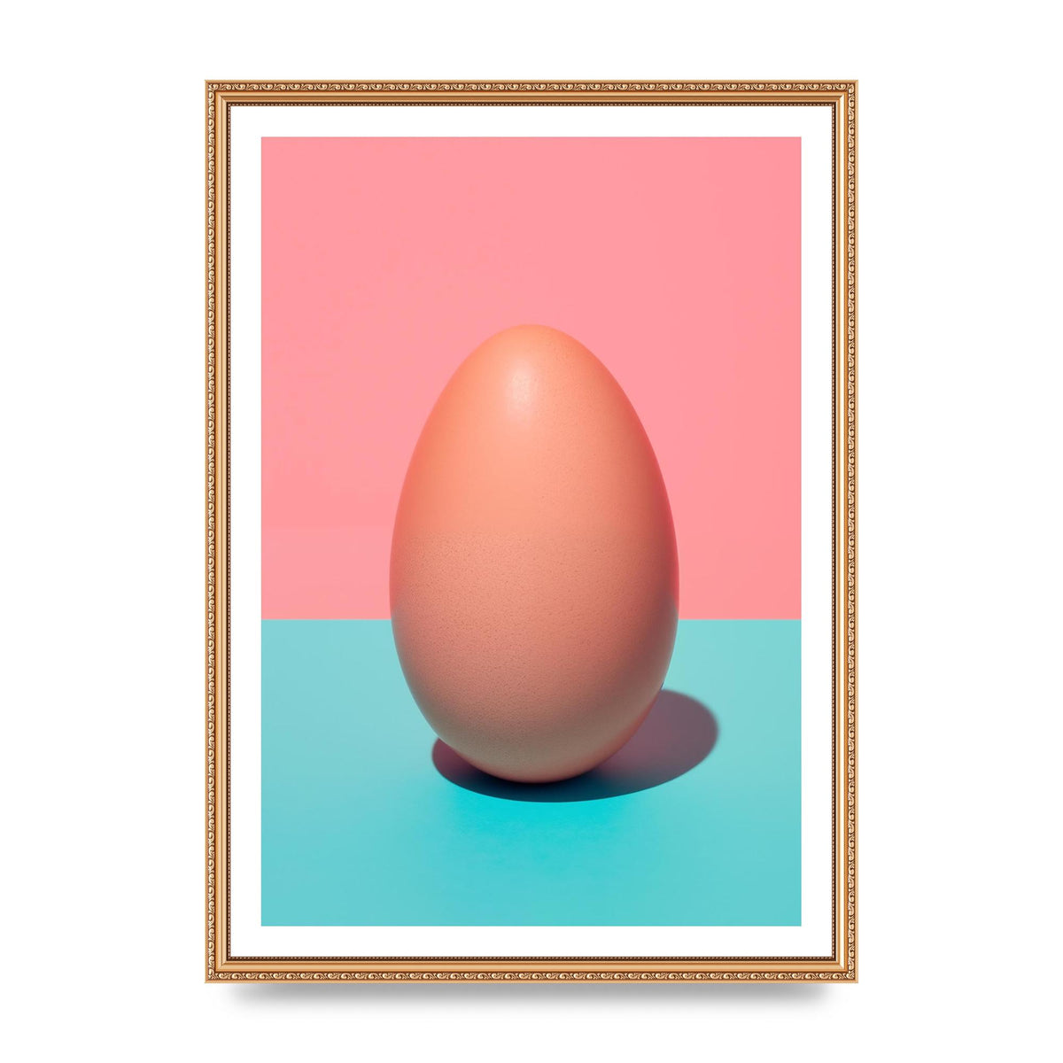 Simple Fresh Egg 2D Print