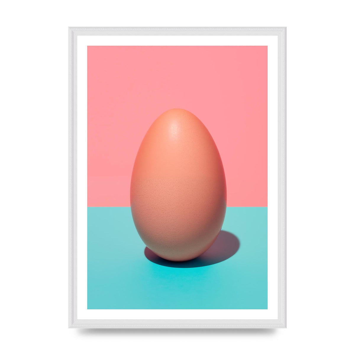 Simple Fresh Egg 2D Print