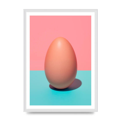 Simple Fresh Egg 2D Print
