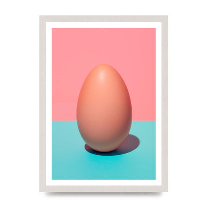 Simple Fresh Egg 2D Print