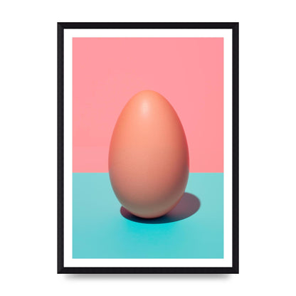 Simple Fresh Egg 2D Print