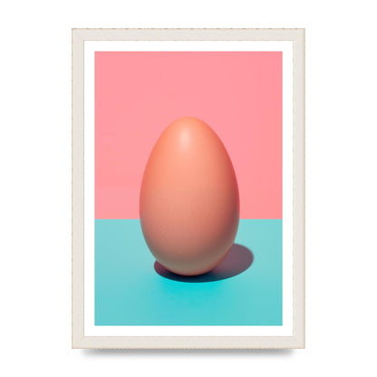 Simple Fresh Egg 2D Print