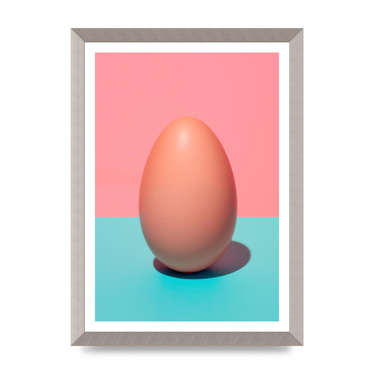 Simple Fresh Egg 2D Print