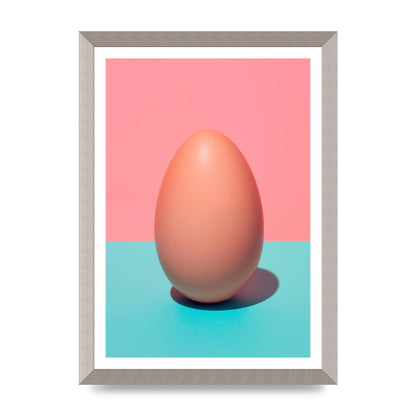 Simple Fresh Egg 2D Print