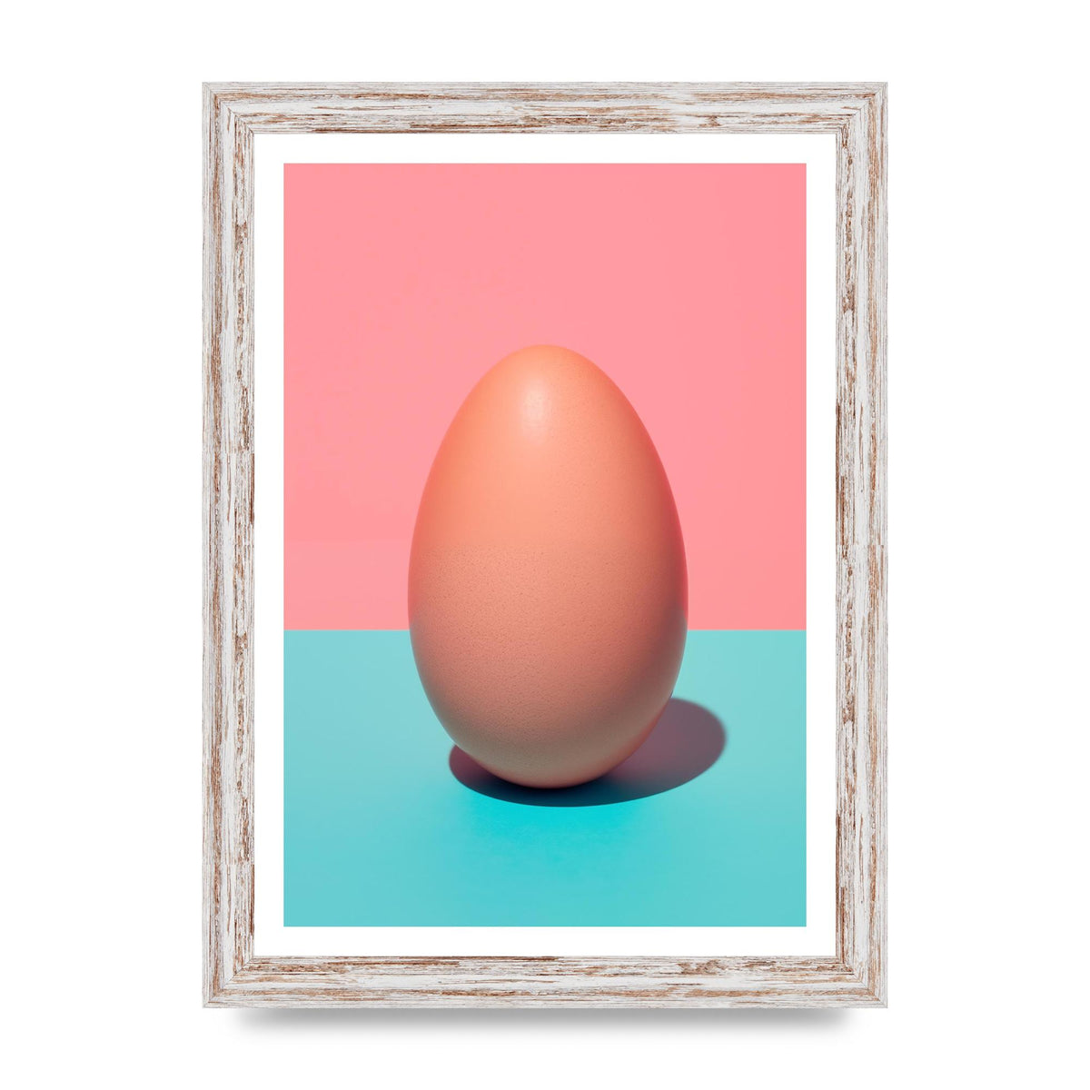 Simple Fresh Egg 2D Print