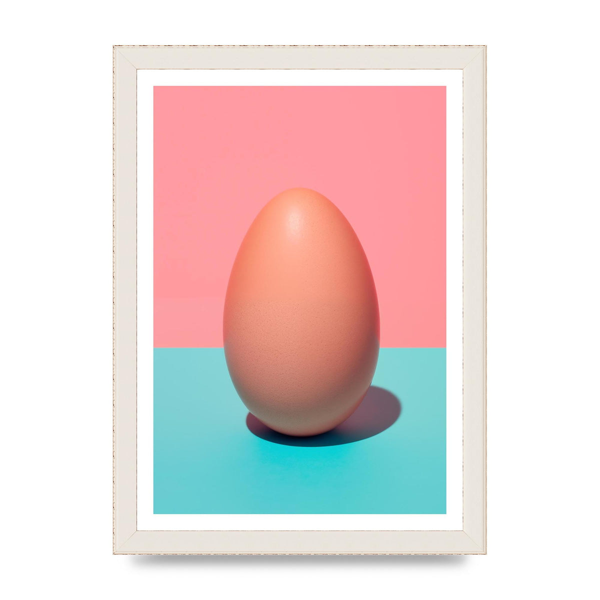 Simple Fresh Egg 2D Print