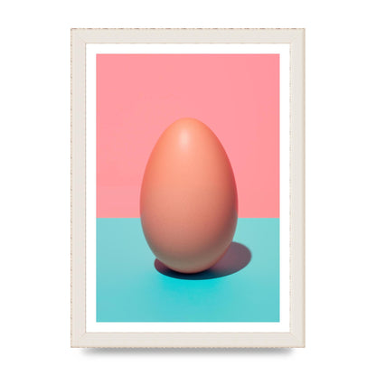 Simple Fresh Egg 2D Print