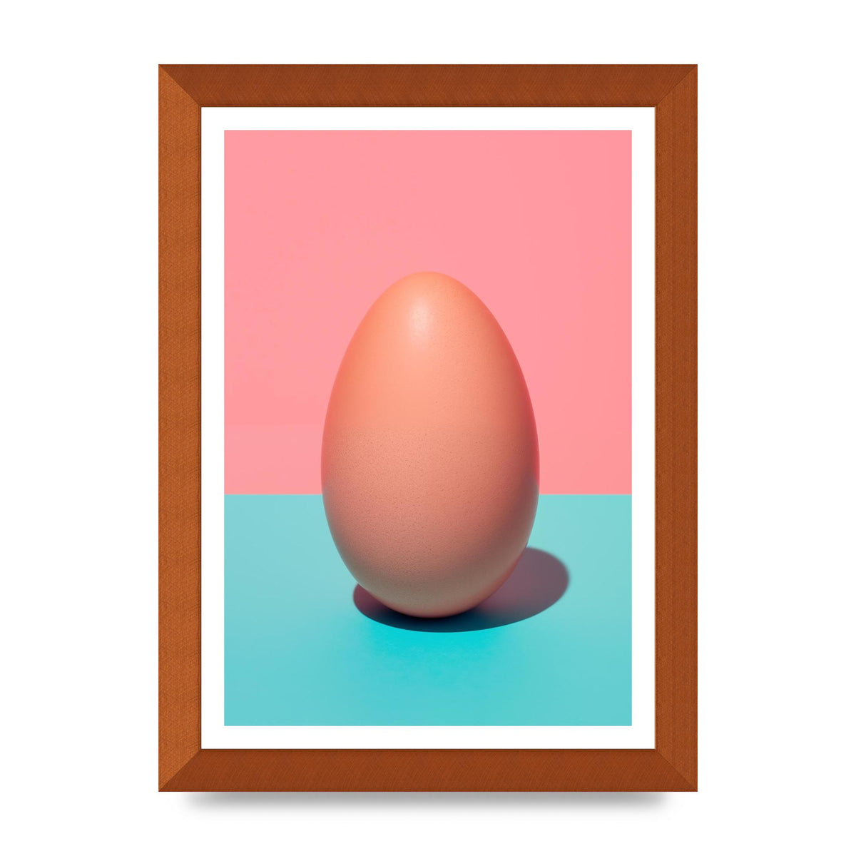 Simple Fresh Egg 2D Print
