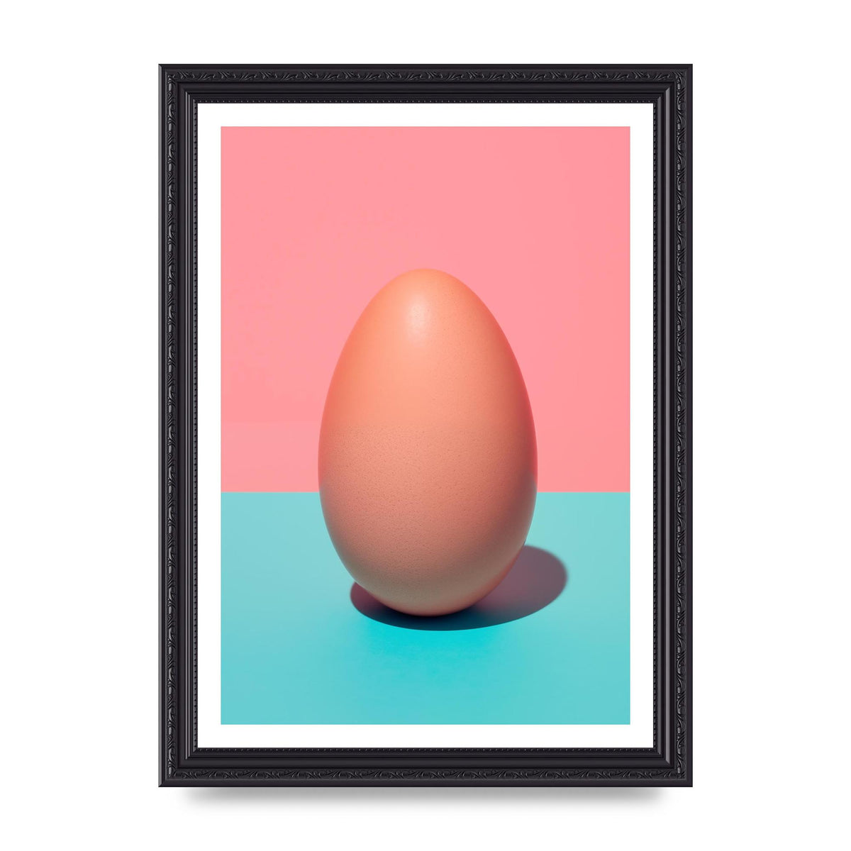 Simple Fresh Egg 2D Print