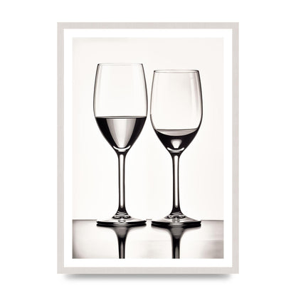 Refined Wine Glasses in Monochrome