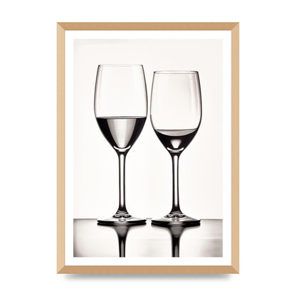 Refined Wine Glasses in Monochrome