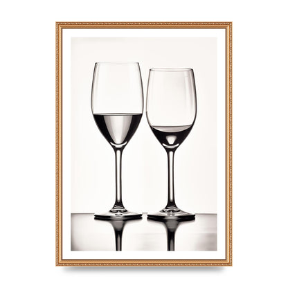 Refined Wine Glasses in Monochrome