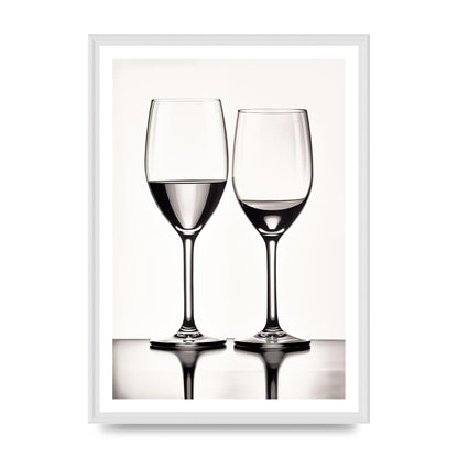 Refined Wine Glasses in Monochrome