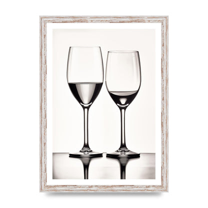 Refined Wine Glasses in Monochrome