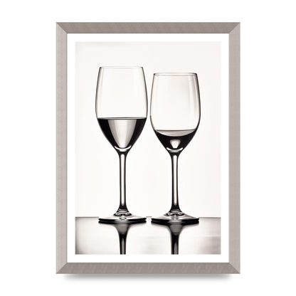 Refined Wine Glasses in Monochrome