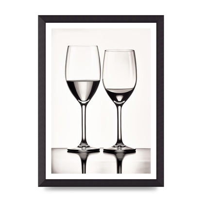 Refined Wine Glasses in Monochrome