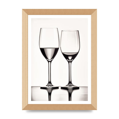 Refined Wine Glasses in Monochrome