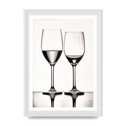 Refined Wine Glasses in Monochrome